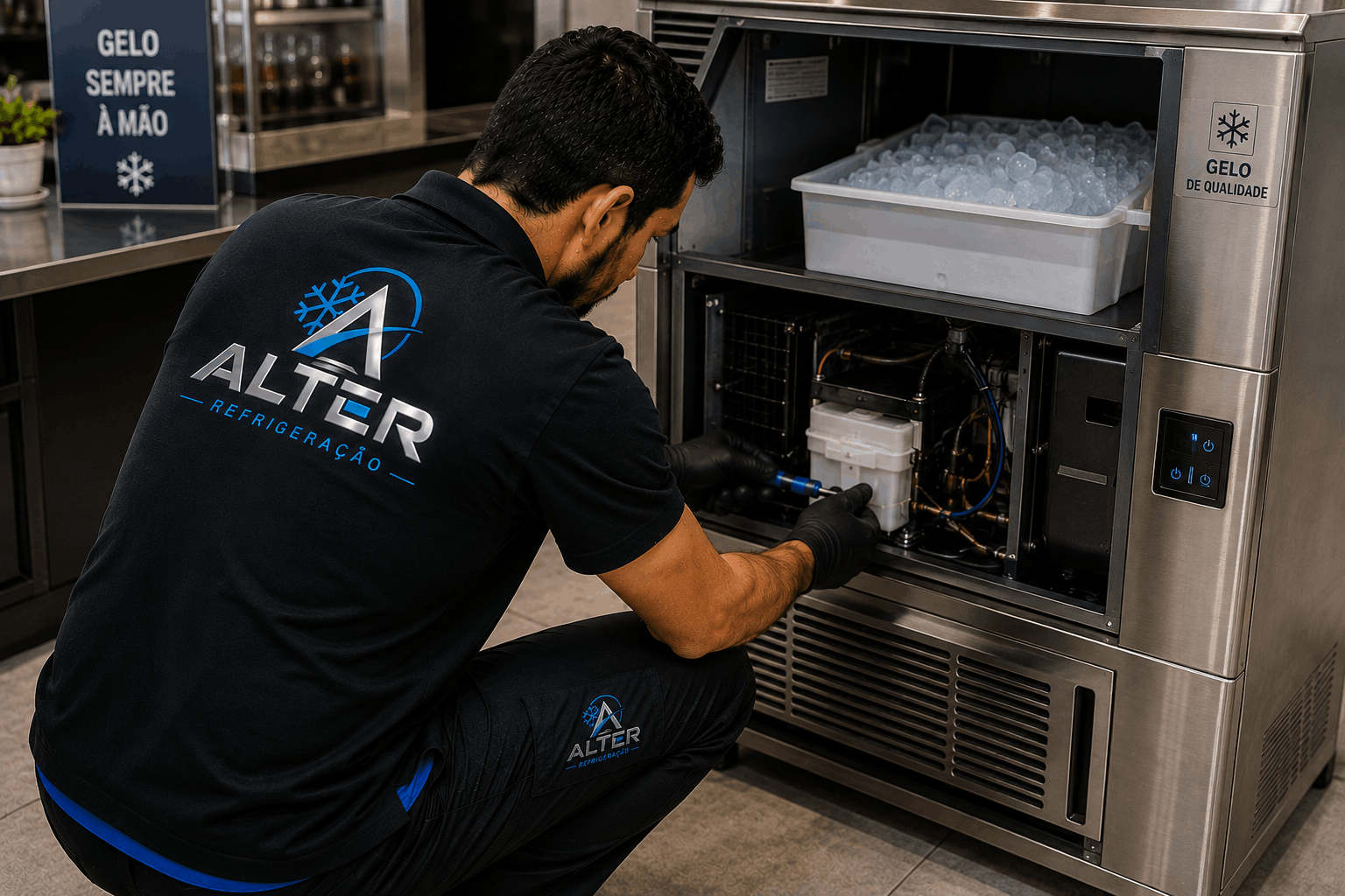 Máquinas de gelo - Alter Refrigeração